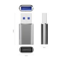 AISENS A108-0677 adattatore per inversione del genere dei cavi USB Type-C USB Type-A Grigio, vedi immagine 3 di 3