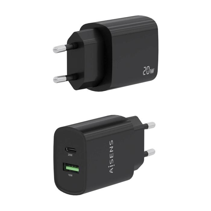 AISENS A110-0755 Caricabatterie per dispositivi mobili Universale Nero AC Ricarica rapida Interno — immagine 3 di 5