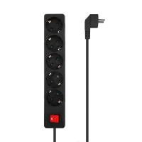 AISENS A154-0652 prolunghe e multiple 1,4 m 5 presa(e) AC Interno Nero