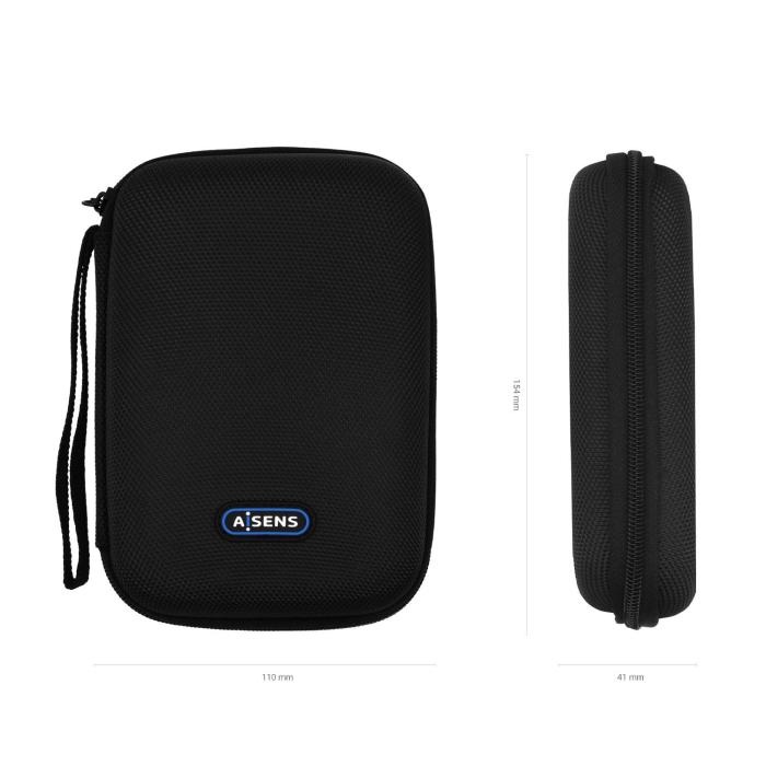AISENS ASBG-003-BK custodia per unità di archiviazione Custodia a tasca Oxford Nero — immagine 4 di 6