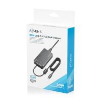 AISENS ASCH-1PD90D069-BK adattatore e invertitore Interno 90 W Nero, vedi immagine 14 di 14