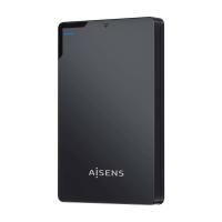 AISENS ASE-2520B contenitore di unità di archiviazione Custodia per Disco Rigido (HDD) Nero 2.5'' Alimentazione USB