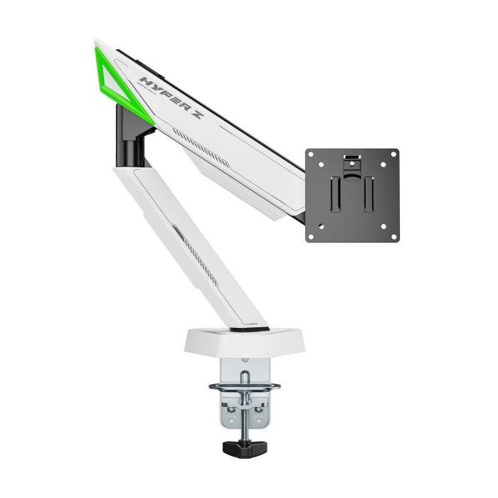 AISENS DT49TSR-343 Supporti a parete per TV 124,5 cm (49'') Scrivania Nero, Bianco — immagine 2 di 7
