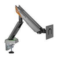 AISENS DT49TSRRGB-347 Supporti a parete per TV 124,5 cm (49'') Scrivania Nero, Grigio, vedi immagine 3 di 7