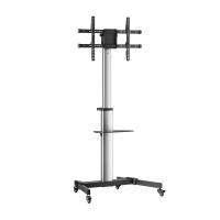 AISENS FT86TRE-197 Supporto per display espositivi 2,18 m (86'') Nero, Argento