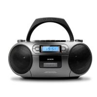 Aiwa BBTC-550MG Lettore CD portatile Nero, Argento