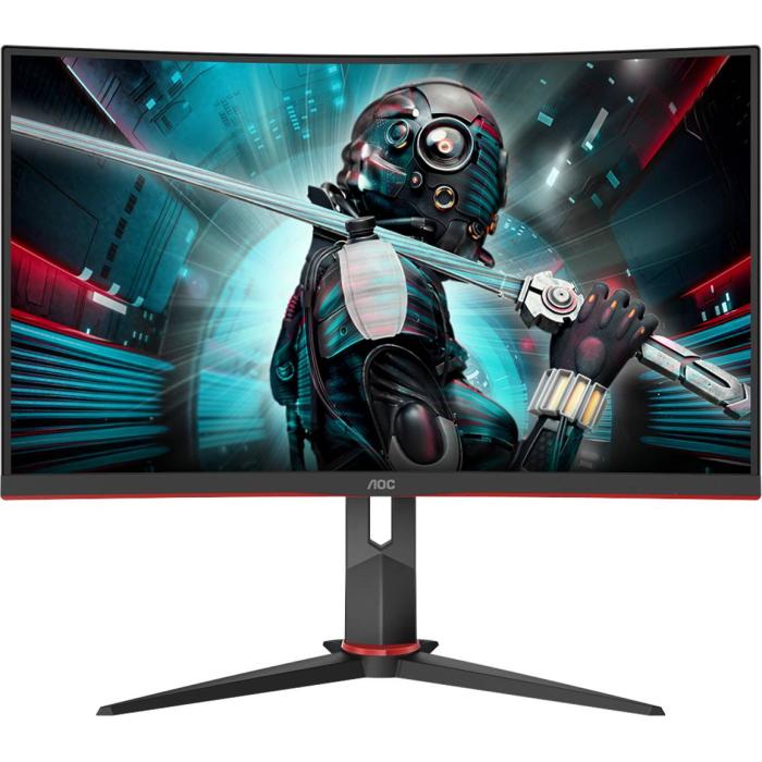 AOC G2 CQ27G2U/BK Monitor PC 68,6 cm (27'') 2560 x 1440 Pixel Quad HD LED Nero, Rosso — immagine 13 di 24