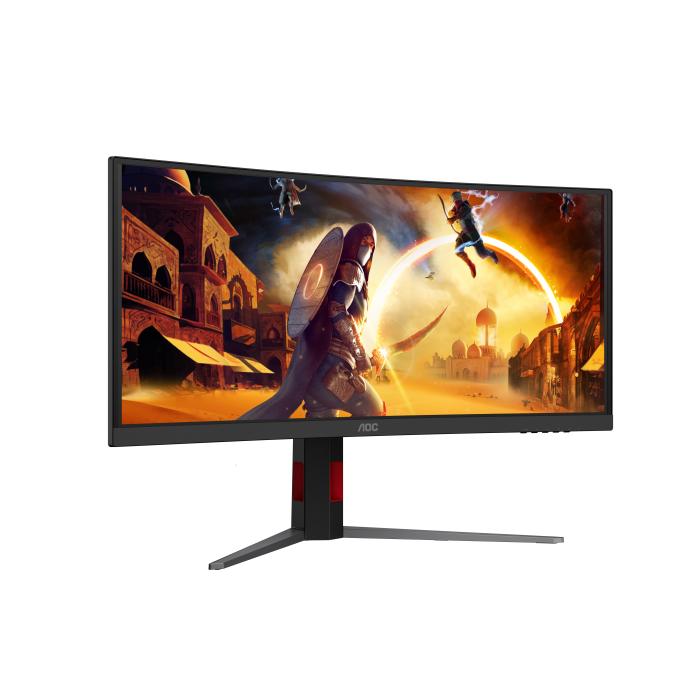 AOC G4 Gaming Monitor PC 86,4 cm (34'') 3440 x 1440 Pixel Nero, Rosso — immagine 7 di 36