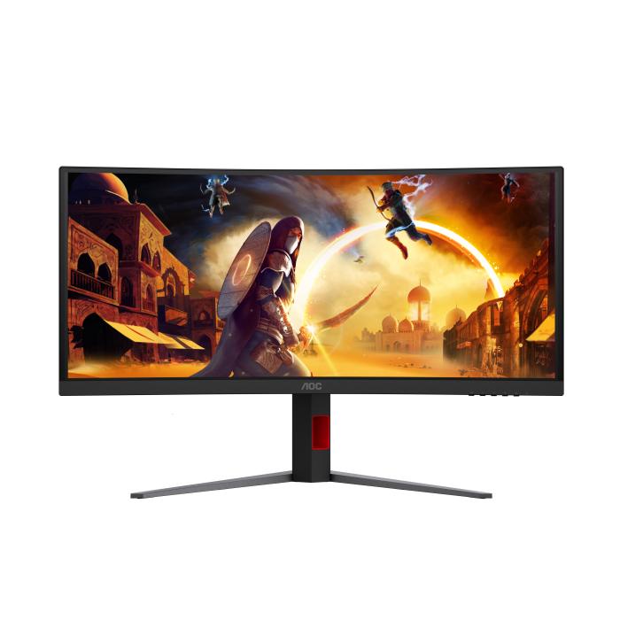 AOC G4 Gaming Monitor PC 86,4 cm (34'') 3440 x 1440 Pixel Nero, Rosso — immagine 6 di 36