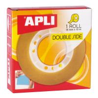 APLI 11505 nastro adesivo da cancelleria 10 m 20 pz