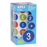 APLI 16797 etichetta autoadesiva Rimovibile Blu, Verde, Arancione