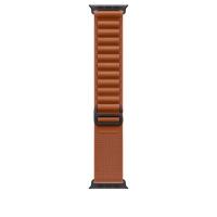 Apple 49mm Terra Cotta Alpine Loop - Medium - Black Titanium Finish Band Marrone Titanio, Poliestere, Spandex