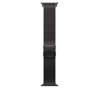 Apple Loop in maglia milanese in titanio nero (49 mm) - Large