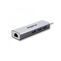 Approx APPC07GHUB replicatore di porte e docking station per laptop USB 3.2 Gen 1 (3.1 Gen 1) Type-A Grigio