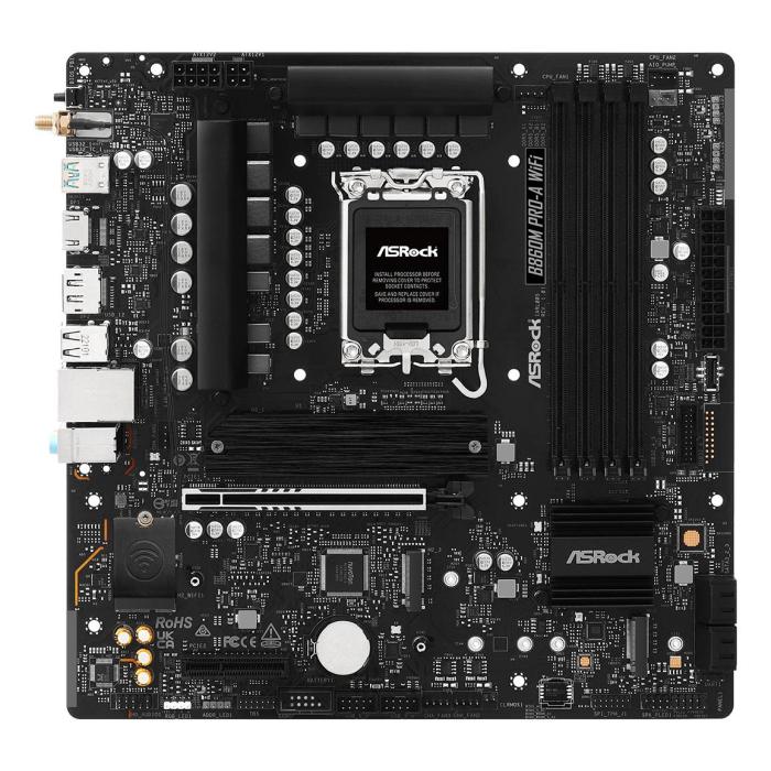 Asrock B860M Pro-A WiFi Intel B860 LGA 1851 (Socket V1) micro ATX — immagine 8 di 12