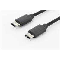 ASSMANN Electronic 1m USB 3.1 C - C cavo USB USB C Maschio Nero
