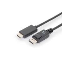 ASSMANN Electronic AK-340303-010-S cavo e adattatore video 1 m HDMI tipo A (Standard) DisplayPort Nero