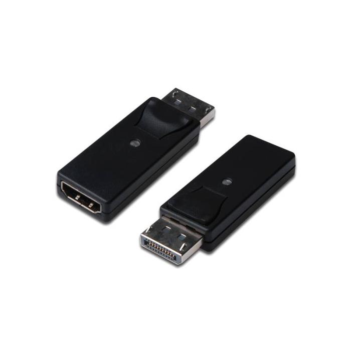 ASSMANN Electronic DisplayPort - HDMI DisplayPort 1.1a HDMI type A Nero