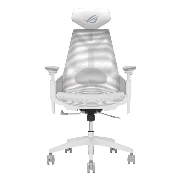 ASUS ROG Destrier Ergo Core White Sedia da gaming per PC Seduta in rete Bianco — immagine 7 di 12