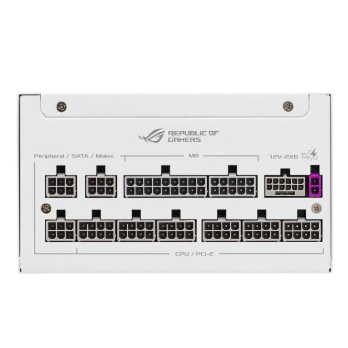 ASUS ROG -STRIX-1000P-GAMING-WHITE-E alimentatore per computer 1000 W 20+4 pin ATX ATX Bianco — immagine 21 di 24