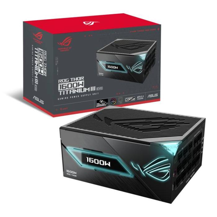 ASUS ROG -THOR-1600T3-GAMING-EVO alimentatore per computer 1600 W 20+4 pin ATX ATX Grigio — immagine 14 di 26