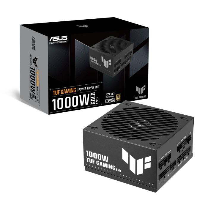 ASUS TUF Gaming 1000W Gold EVO alimentatore per computer 20+4 pin ATX ATX Nero — immagine 24 di 28