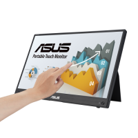 ASUS ZenScreen MB16AHT Monitor PC 39,6 cm (15.6'') 1920 x 1080 Pixel Full HD Touch screen Nero