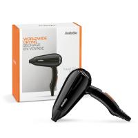BaByliss Travel Dry 2000 asciuga capelli 2000 W Nero