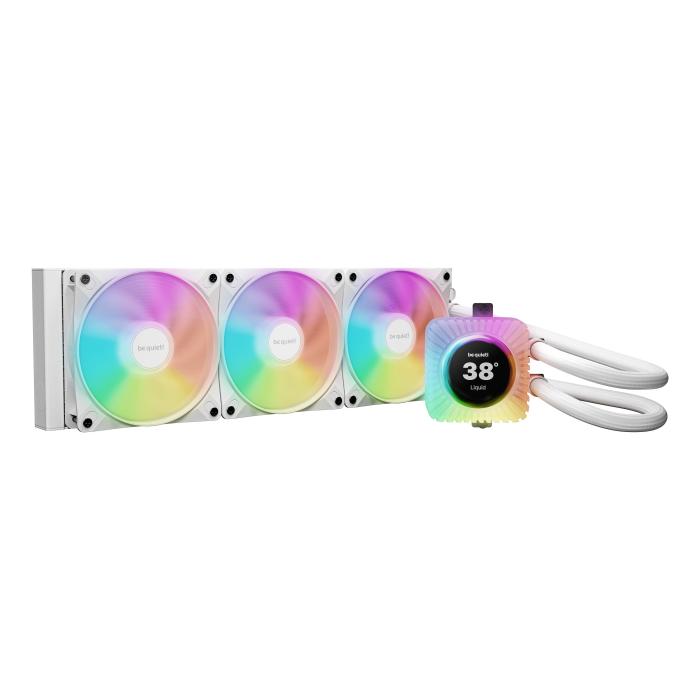 be quiet! LIGHT LOOP IO LCD | 360mm Processore Raffreddatore di liquidi tutto in uno 12 cm Bianco 1 pz