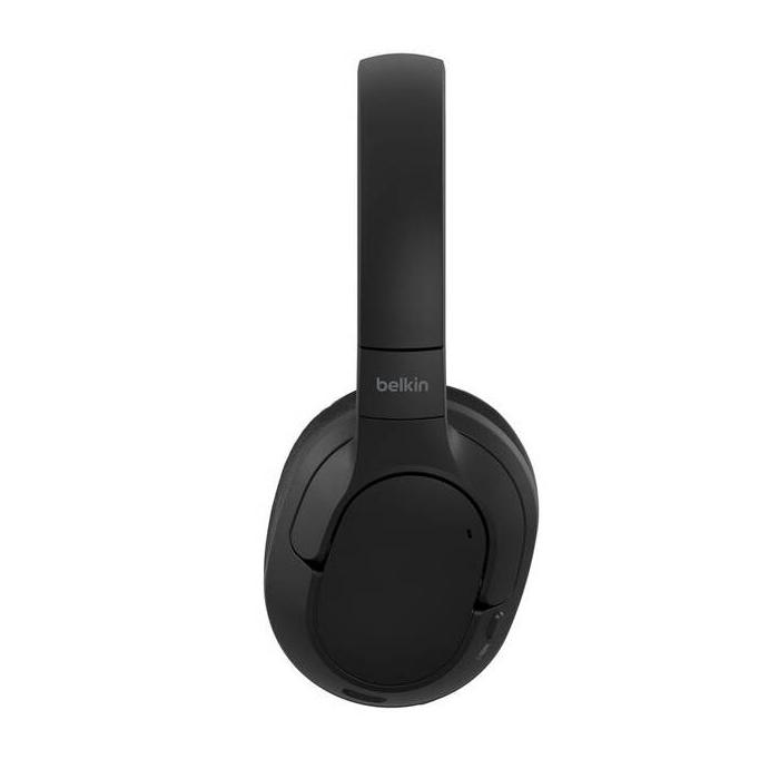 Belkin AUD009HQBK cuffia e auricolare Cuffie Wireless A Padiglione Musica e Chiamate USB tipo-C Bluetooth Nero — immagine 7 di 10
