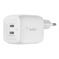 Belkin CARICABATTERIA DA PARETE DOPPIO GAN USB-C PPS 45W