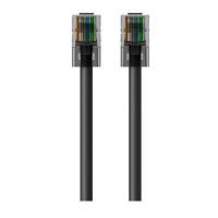 Belkin RJ45-RJ45, Cat6, 5m cavo di rete Nero