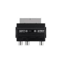 Belkin SCART MSvideo Fplus SCART S-Video + 3xRCA Nero cavo di interfaccia e adattatore