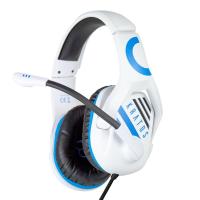 Blade Kratos Auricolare Cablato A Padiglione Gaming Blu, Bianco