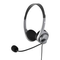 Bluestork MC-101 cuffia e auricolare Cablato A Padiglione Ufficio Nero, Argento