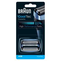 Braun Series 3 Testina di Ricambio per Rasoio Elettrico Uomo 40B. Compatibile Con I Rasoi CoolTec. Per Un Rasoio Come Nuovo Ogni Giorno. Blu