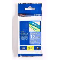 Brother TZE-535 nastro per etichettatrice Bianco su blu