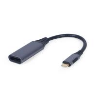 Cablexpert A-USB3C-DPF-01 cavo e adattatore video 0,15 m USB tipo-C DisplayPort Grigio