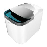 Cecotec 08052 macchina per cubetti di ghiaccio Macchina per la produzione di cubetti di ghiaccio integrata/indipendente 15 kg/24h 150 W Blu, Trasparente, Bianco