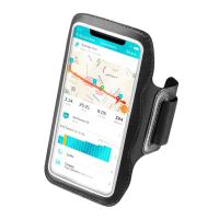 Celly ARMBSPORTBK custodia per cellulare 17,5 cm (6.9'') Fascia da braccio Nero, Trasparente