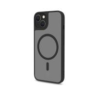 Celly Magmatt custodia per cellulare 15,5 cm (6.1'') Cover Nero, Trasparente
