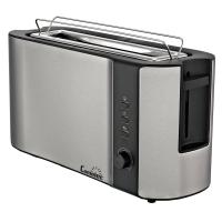 Comelec TP 1726 tostapane 1 fetta/e 1000 W Nero, Acciaio inox
