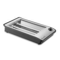 Comelec TP 7064 tostapane 600 W Nero, Acciaio inox