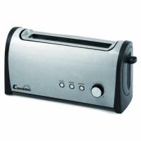 Comelec TP1721 6 1 fetta/e 1000 W Nero, Acciaio inox
