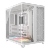 Corsair AIR 5400 LX-R RGB iCUE LINK Midi Tower Bianco