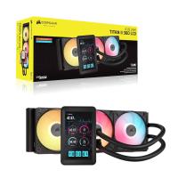 Corsair iCUE LINK TITAN II 360 RX LCD Processore Kit di raffreddamento a liquido 36 cm Nero 1 pz, vedi immagine 2 di 8