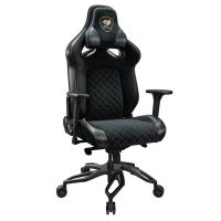 COUGAR CGR-T2F-GLB Sedia per gaming universale Sedia imbottita tappezzata Nero, vedi immagine 1 di 20