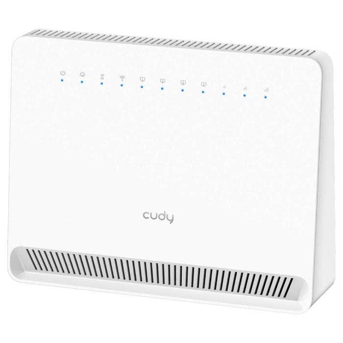 Cudy 4G Cat 6 AC1200 Wi-Fi Router, LT700E 1.0 router wireless Gigabit Ethernet Dual-band (2.4 GHz/5 GHz) Bianco — immagine 3 di 12
