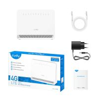 Cudy 4G Cat 6 AC1200 Wi-Fi Router, LT700E 1.0 router wireless Gigabit Ethernet Dual-band (2.4 GHz/5 GHz) Bianco, vedi immagine 6 di 12