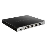 D-Link DGS-3630-28PC/SI switch di rete Gestito L3 Gigabit Ethernet (10/100/1000) Supporto Power over Ethernet (PoE) Nero, Grigio